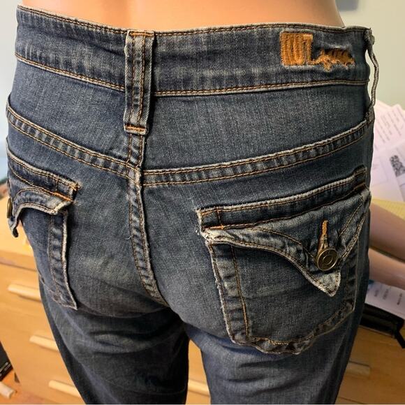 Kut From The Kloth Cropped Capri Jeans Size 4 Western Cowgirl Casual - Picture 2 of 4